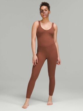 Lululemon Align Bodysuit Jumpsuit 25"
Ancient Copper brown size 8 full piece